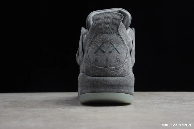 Rep Husky Air x KAWS Jordan Cool 4 Grey 930155-003 0716